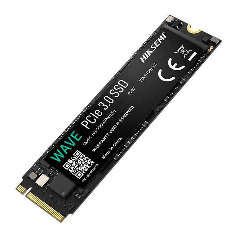SSD Hiksemi Wave, 256GB, M.2 2280, PCIe NVMe, Leitura  2280MB/s, Gravacao 1800MB/s, HS-SSD-WAVE-P-256G