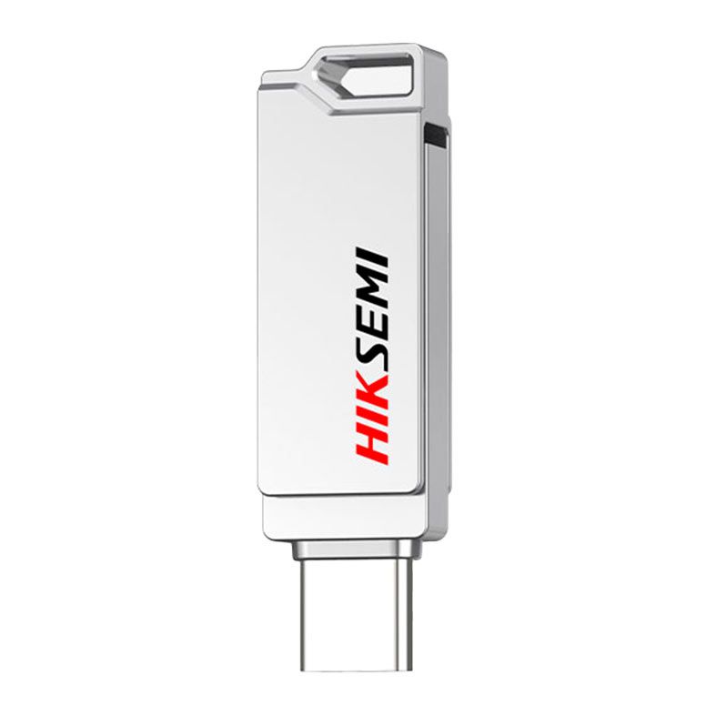 Pen Drive Hiksemi Sync, 128GB, USB 3.2/USB TIPO-C, Cinza, HS-USB-E327C-128G-U3
