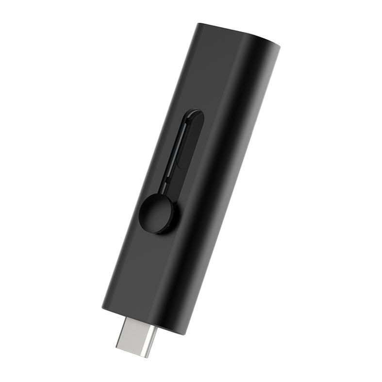 Pen Drive Hiksemi Ultra Dual, 256GB, USB 3.2, Preto, HS-USB-S306C-256G-U3
