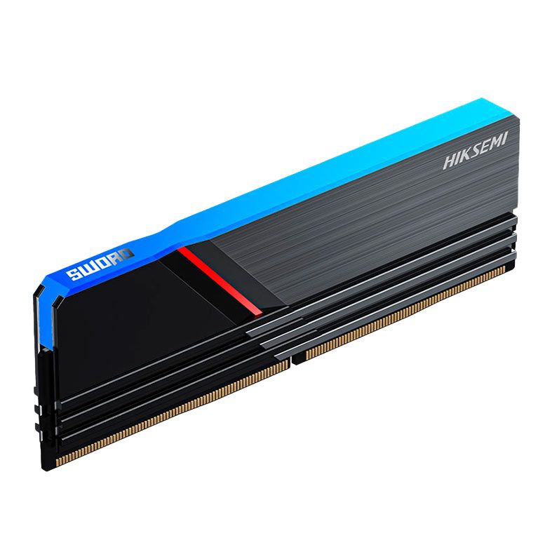Memoria Hiksemi Sword, RGB, (1x16G), DDR5, 6400MHz, Preto, HSC516U64A04Z5-16G