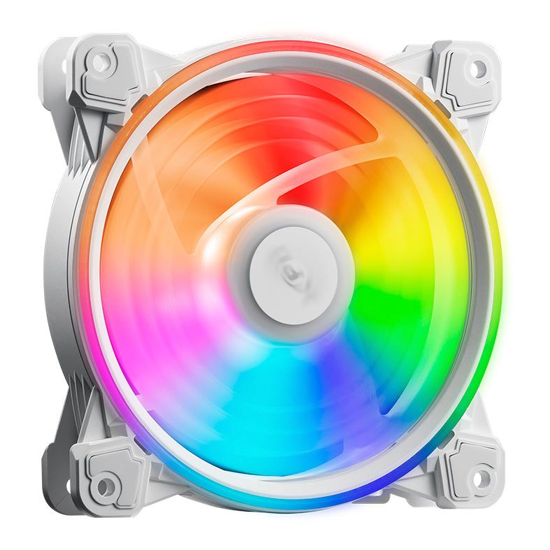 Ventoinha XPG Hurricane, ARGB, 120mm, , Branco, HURRICANE120ARGBPWM-WHCWW