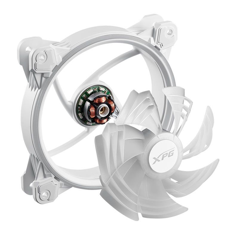 Ventoinha XPG Hurricane, ARGB, 120mm, , Branco, HURRICANE120ARGBPWM-WHCWW