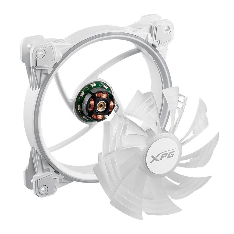 Ventoinha XPG Hunrricane, ARGB, 140mm, Branco, HURRICANE140ARGBPWM-WHCWW