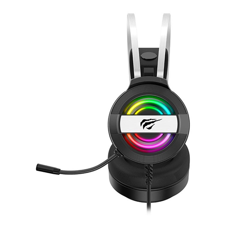 Headset Gamer Havit H2026D, RGB, Drivers 50mm, Preto, HV-H2026D