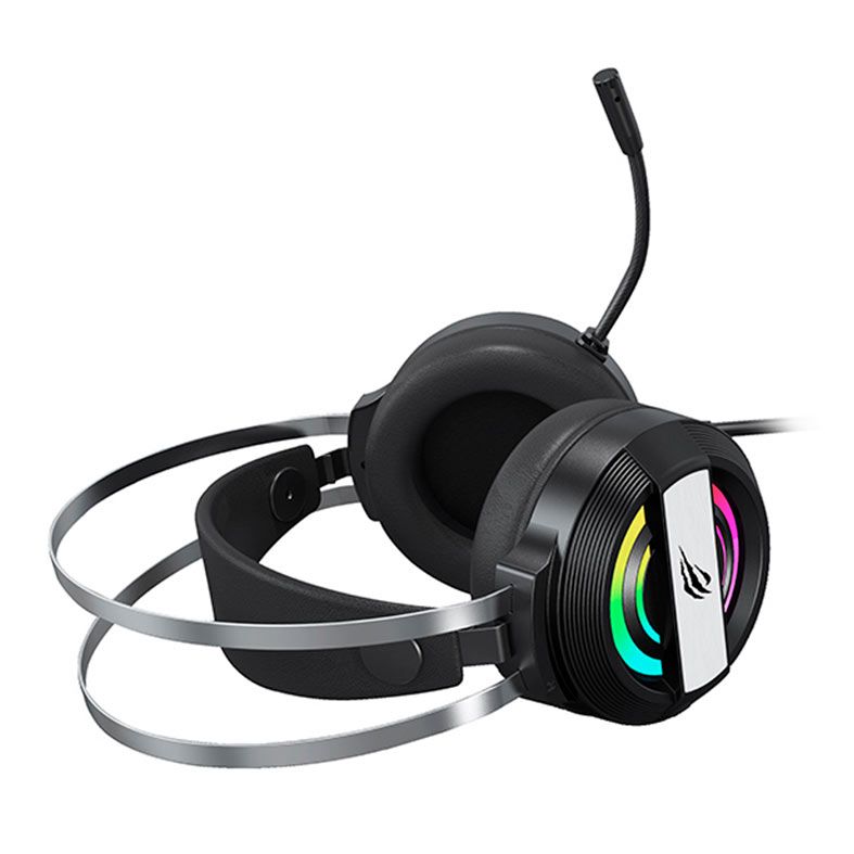 Headset Gamer Havit H2026D, RGB, Drivers 50mm, Preto, HV-H2026D