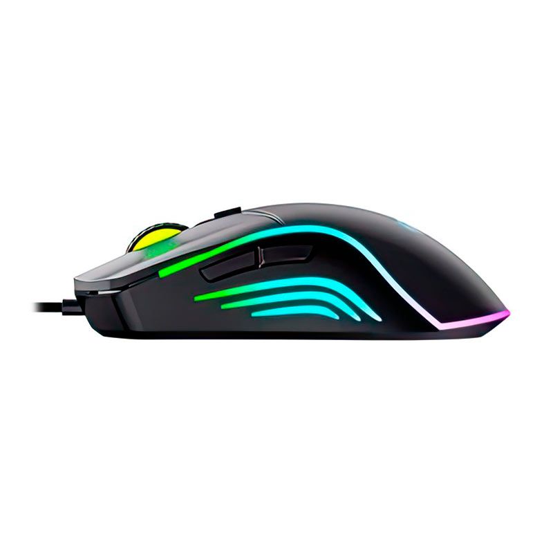 Mouse Gamer Havit MS1029, RGB, 7200DPI, 6 Botoes, Preto, HV-MS1029