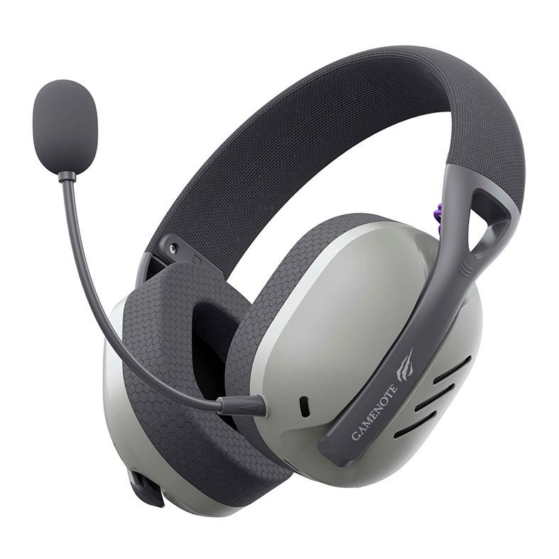 Headset Gamer Havit Gamenote Fuxi-H3, Drivers 40mm, Wireless, Cinza, HVGMH-FUXI-H3-GY