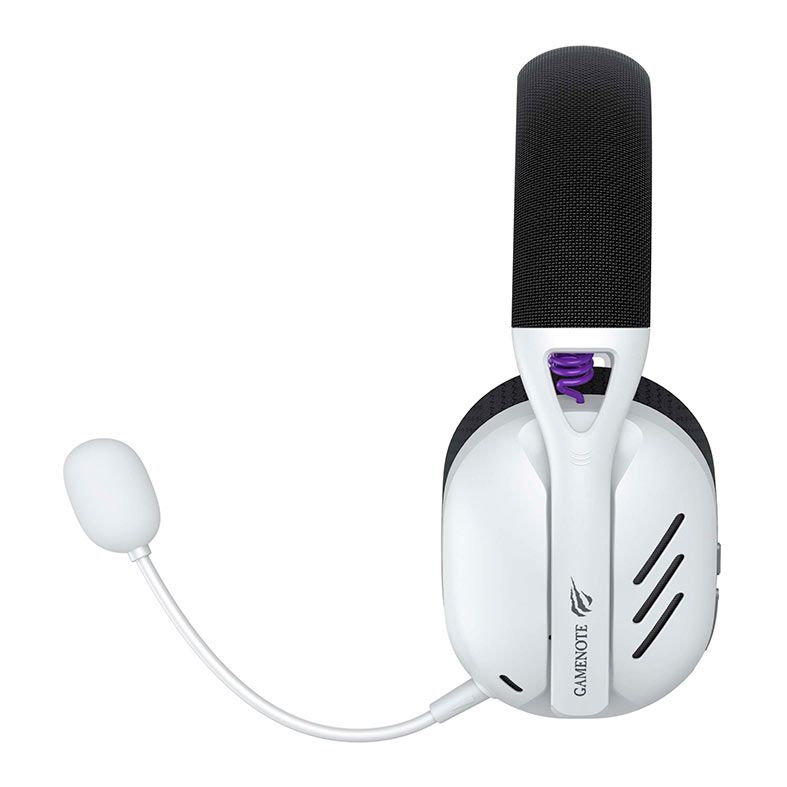 Headset Gamer Havit Gamenote Fuxi-H3, Drivers 40mm, Wireless, Preto e Branco, HVGMH-FUXI-H3-WB