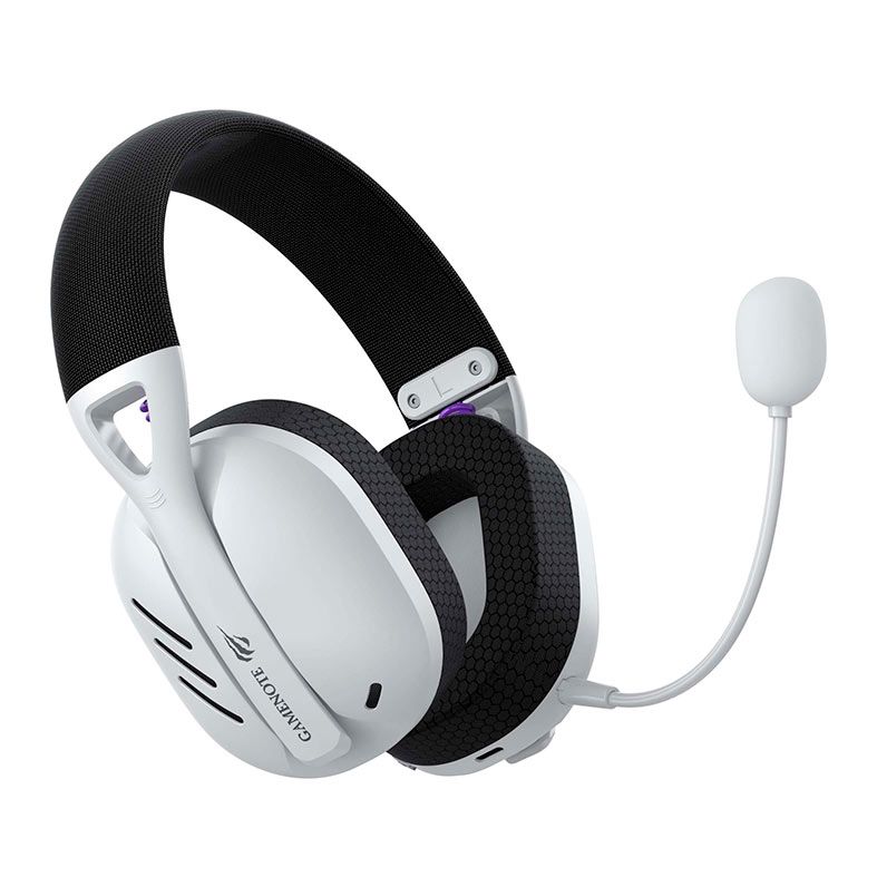 Headset Gamer Havit Gamenote Fuxi-H3, Drivers 40mm, Wireless, Preto e Branco, HVGMH-FUXI-H3-WB