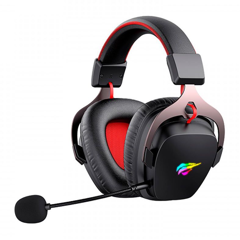 Headset Gamer Havit Gamenote Tri-Mode, RGB, Wireless, Drivers 50mm, Preto, HVGMH-H2015BG-BO