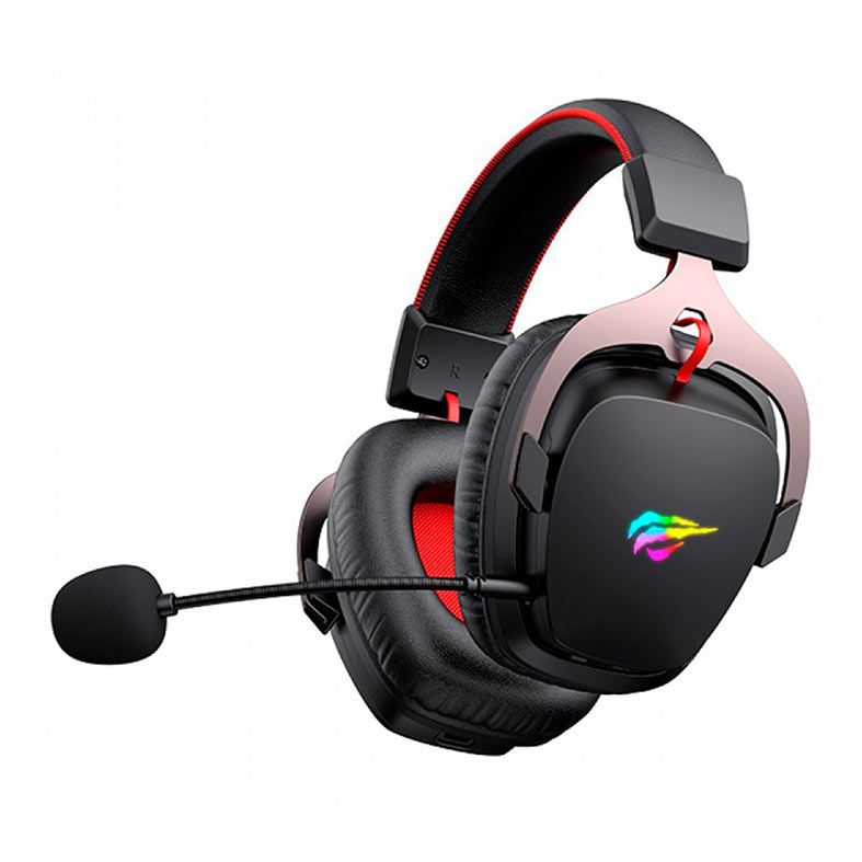 Headset Gamer Havit Gamenote Tri-Mode, RGB, Wireless, Drivers 50mm, Preto, HVGMH-H2015BG-BO