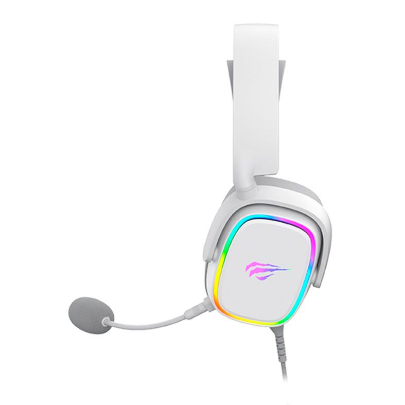 Headset Gamer Havit Gamenote H2035U, RGB, Drivers 50mm, USB 7.1, Branco, HVGMH-H2035U-WH