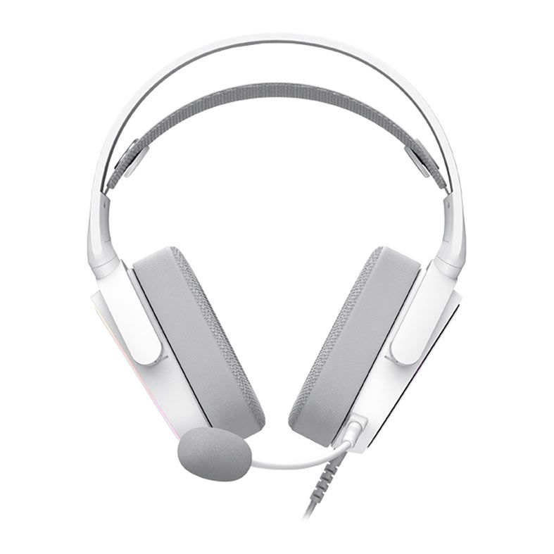 Headset Gamer Havit Gamenote H2035U, RGB, Drivers 50mm, USB 7.1, Branco, HVGMH-H2035U-WH