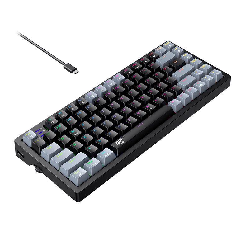 Teclado Mecanico Havit KB879L, RGB, Switch RED, HVKB-KB879L-BK
