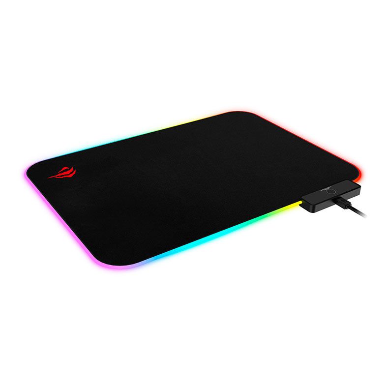 Mousepad Gamer Havit Gamenote MP901 RGB 360x260x3mm Preto HVMP