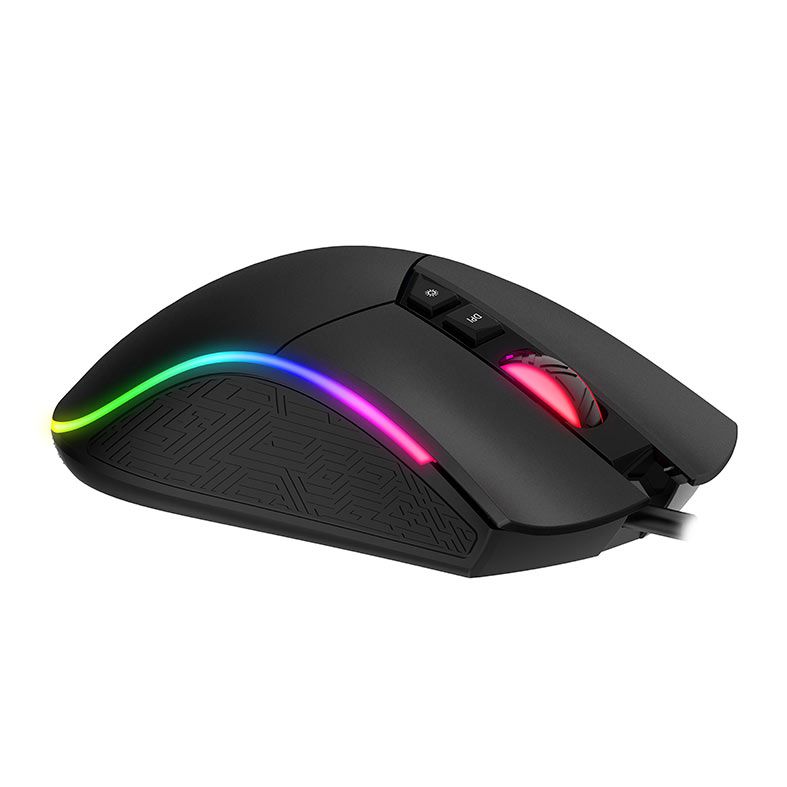 Mouse Gamer Havit MS1001S, RGB, 7 Botoes, Preto, HVMS-MS1001S-BG