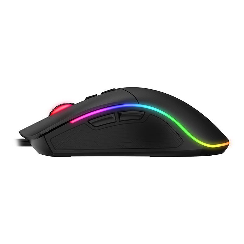 Mouse Gamer Havit MS1001S, RGB, 7 Botoes, Preto, HVMS-MS1001S-BG