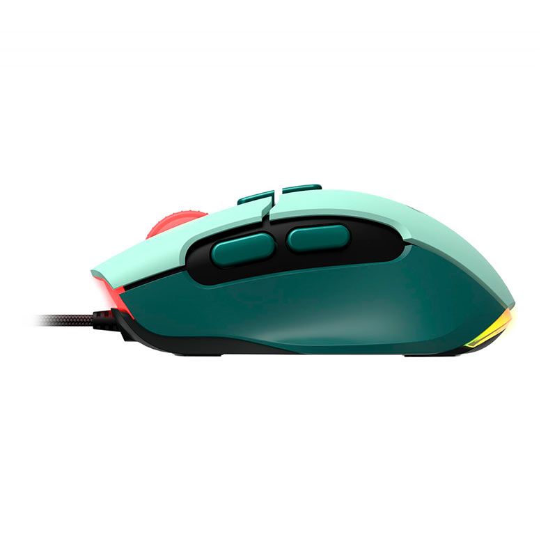 Mouse Gamer Havit Gamenote MS962, RGB, 12000DPI, 8 Botoes, Verde, HVMS-MS962-GN