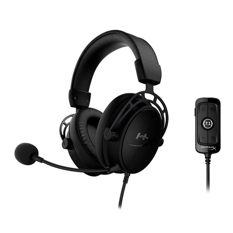 Headset Gamer HyperX Cloud Alpha S, Som Surround 7.1, Drivers 50mm, Preto, HX-HSCAS-BK/WW