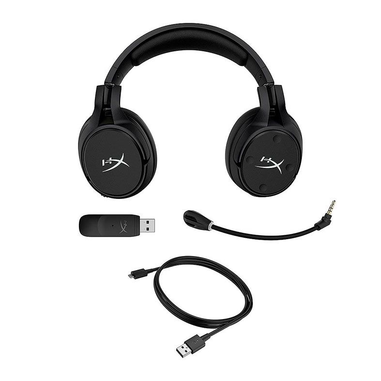 Headset Gamer HyperX Cloud Flight S, Wireless, Som Surround 7.1, Drivers 50mm, Preto, HX-HSCFS-SG/WW