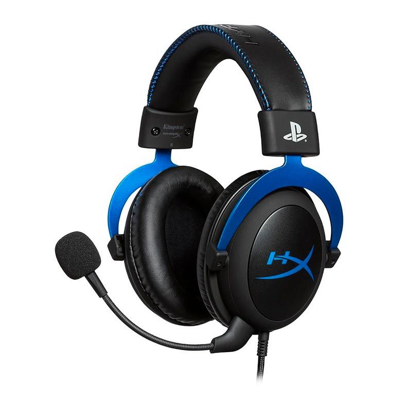 Headset Gamer HyperX Cloud PS4 Black/Blue, HX-HSCLS-BL/AM