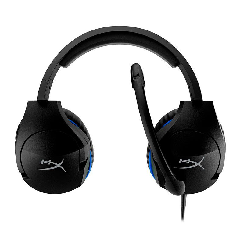Headset Gamer HyperX Cloud Stinger, Som Estereo, Drivers 50mm, Preto e Azul, HX-HSCSS-BK/AM