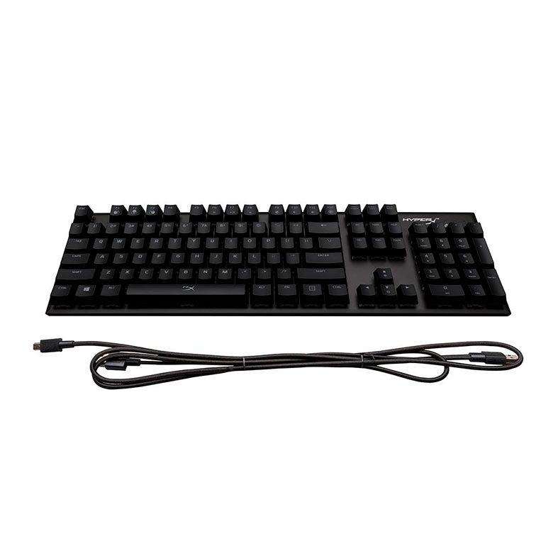 Teclado Mecanico HyperX Alloy FPS RGB, Switch Silver, Preto, HX-KB1SS2-US