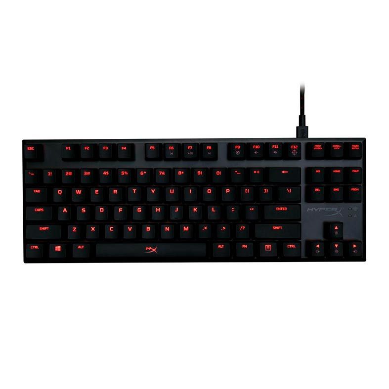 Teclado Mecanico HyperX Alloy FPS Pro Led Vermelho Switch Cherry MX Blue, HX-KB4BL1-US/WW
