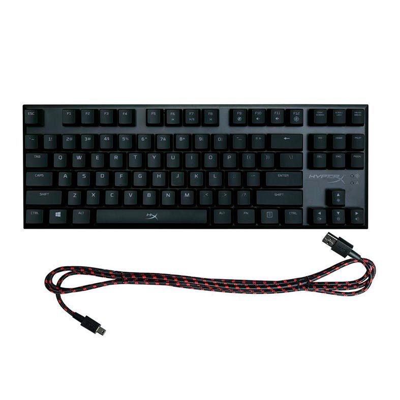 Teclado Mecanico HyperX Alloy FPS Pro Led Vermelho Switch Cherry MX Blue, HX-KB4BL1-US/WW