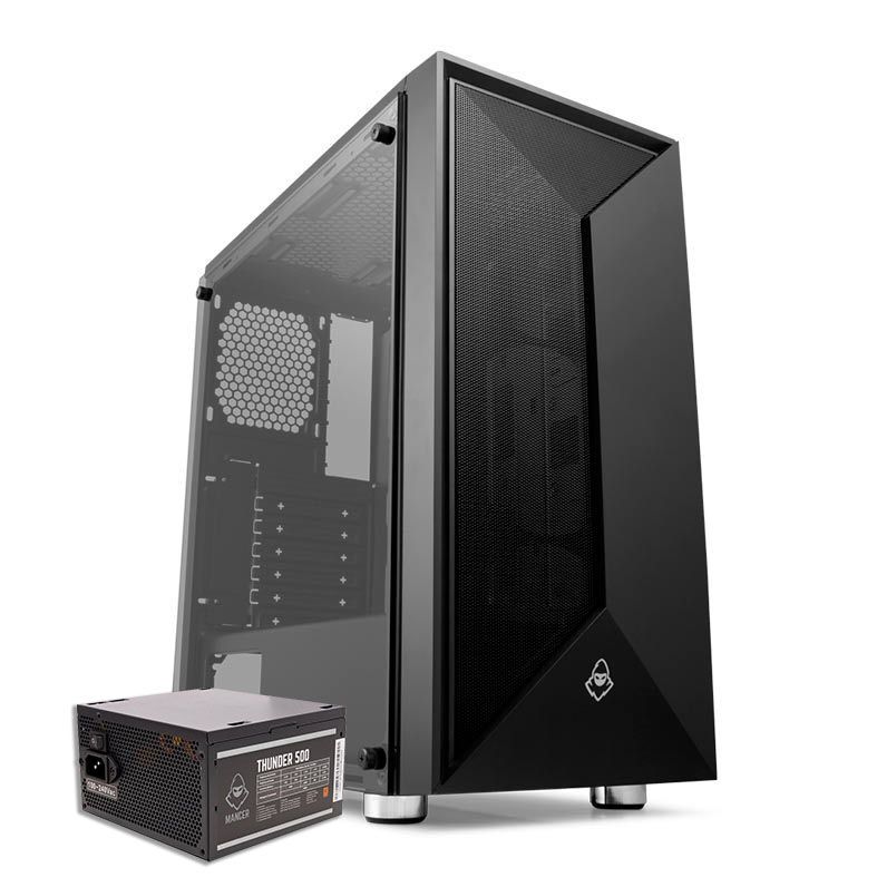 Pichau Kit Upgrade, Gabinete Mancer Hylian + Fonte Mancer Thunder 500W