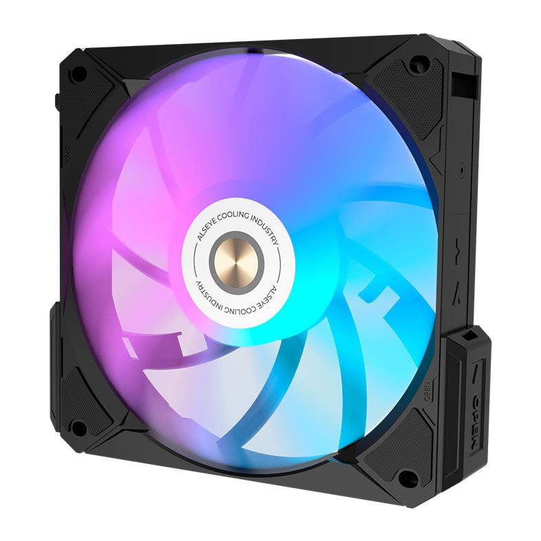 Ventoinha Alseye Infinity i-12, ARGB, 120mm, Preto, I-12B
