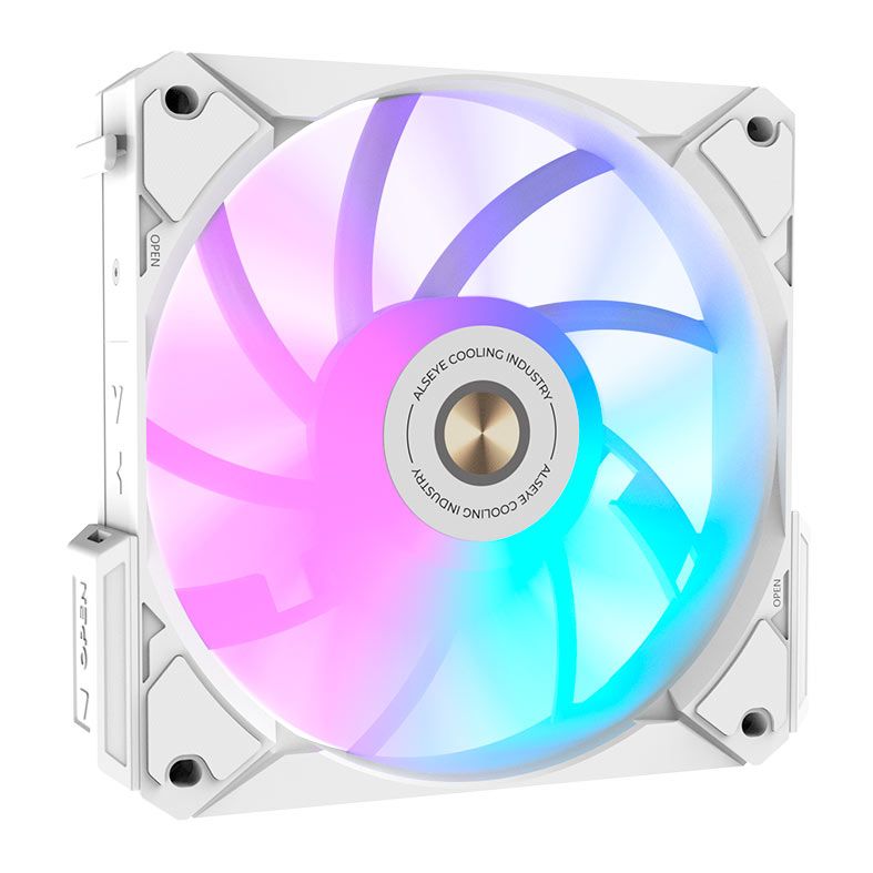 Kit Ventoinhas Alseye I12W-K3, ARGB, 3x120mm, Branco, I12W-K3