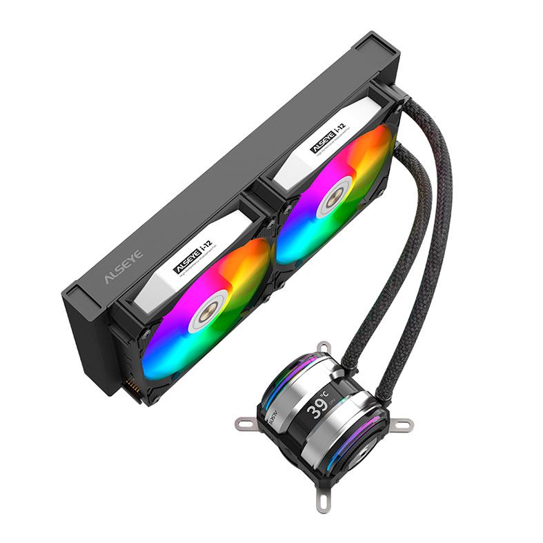 Water Cooler Alseye Infinity I240, RGB, 240mm, Preto, I240-B