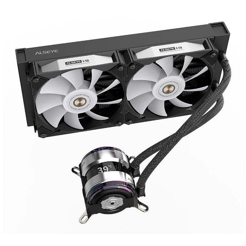 Water Cooler Alseye Infinity I240, RGB, 240mm, Preto, I240-B