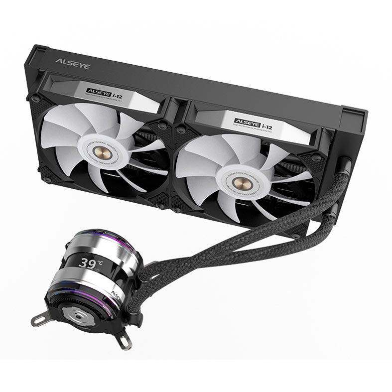 Water Cooler Alseye Infinity I240, RGB, 240mm, Preto, I240-B