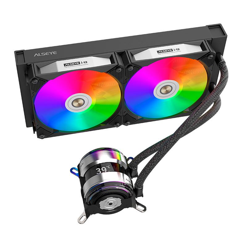 Water Cooler Alseye Infinity I240, RGB, 240mm, Preto, I240-B