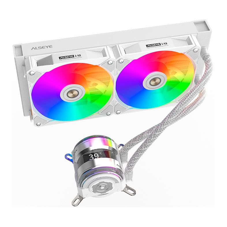 Water Cooler Alseye Infinity I240, RGB, 240mm, Branco, I240-W