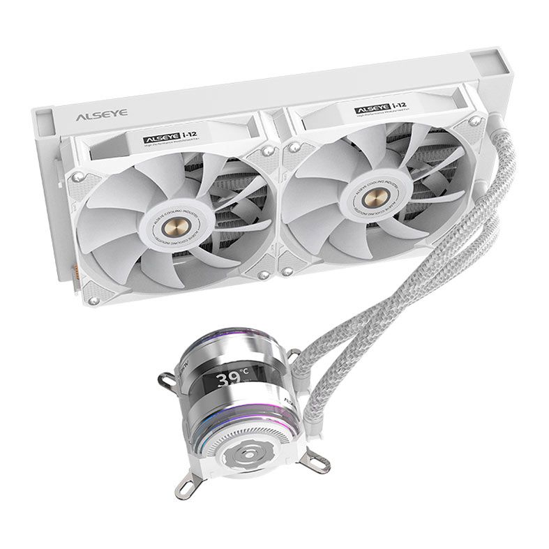 Water Cooler Alseye Infinity I240, RGB, 240mm, Branco, I240-W