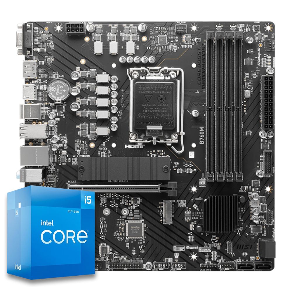 Pichau Kit upgrade, Intel i5-12400F, B760M DDR5