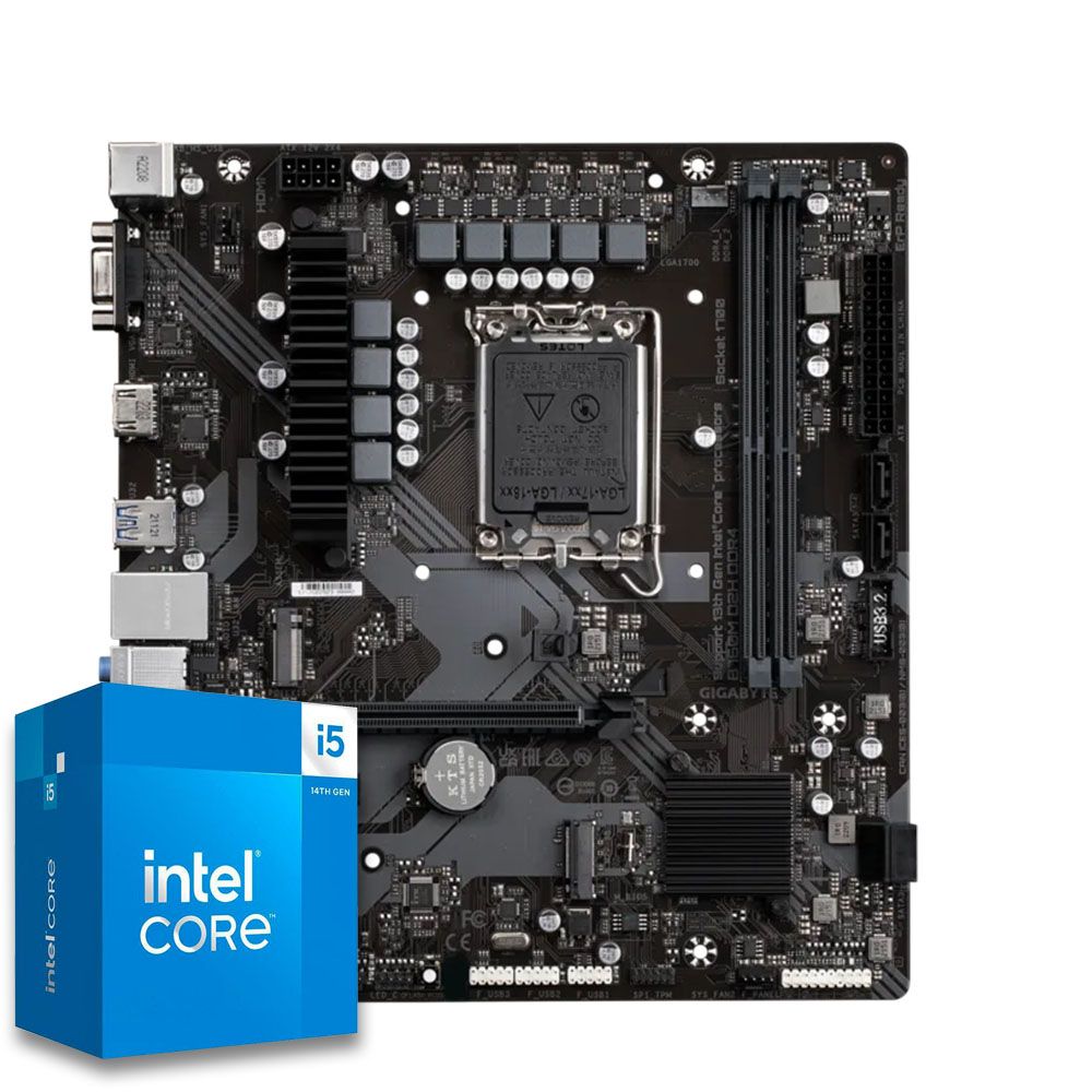 Pichau Kit upgrade, Intel i5-14400F, B760M DDR4