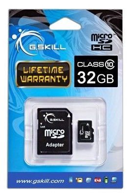 Cartão de memoria G.Skill 32GB Micro C/Adaptador, FF-TSDG32GA-C10 - BOX