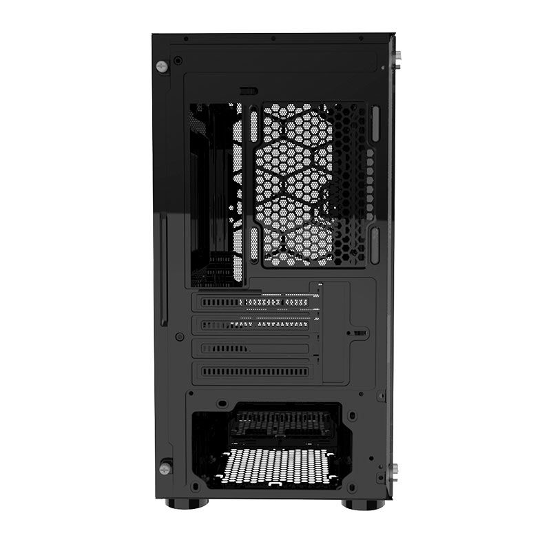 Gabinete Gamer Alseye Ice, Mid-Tower, Lateral de Vidro, Preto, ICE-BK
