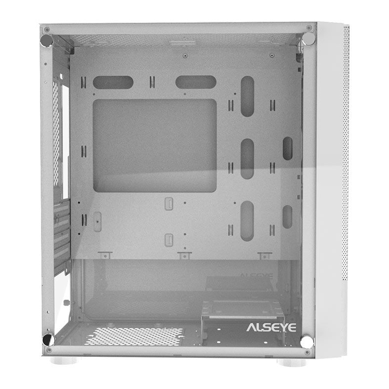 Gabinete Gamer Alseye Ice, Mid-Tower, Lateral de Vidro, Branco, ICE-WH