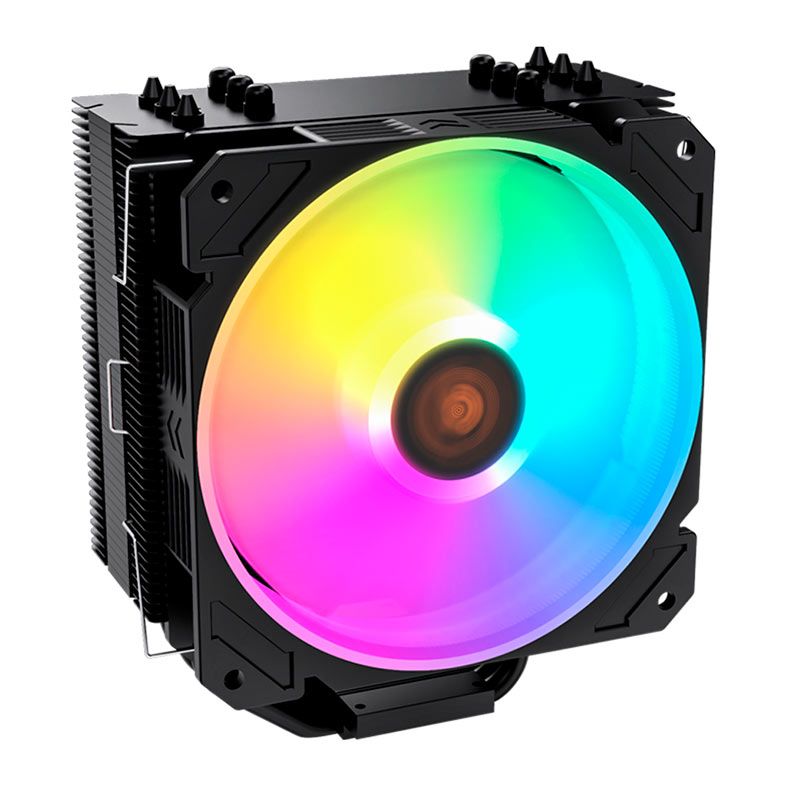Cooler Para Processador Aigo Darkflash ICE600, RGB, 120mm, Preto, ICE600-BK