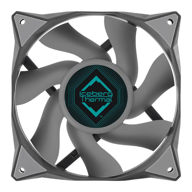 Ventoinha Iceberg Thermal IceGale, 120mm, Cinza, ICEGALE12-B0A