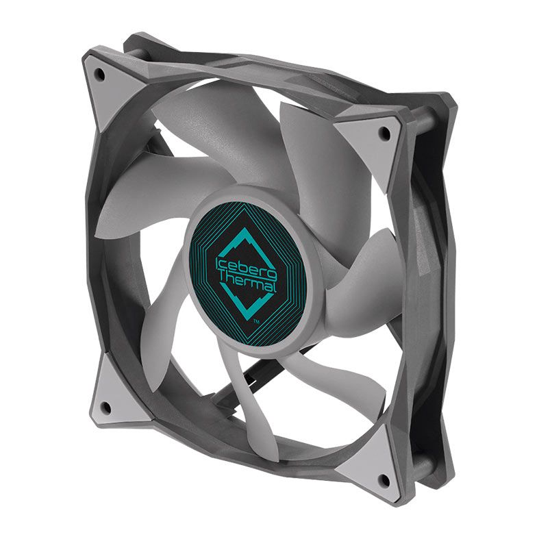 Kit Ventoinhas Iceberg Thermal IceGale, 3x120mm, Cinza, ICEGALE12-B3A