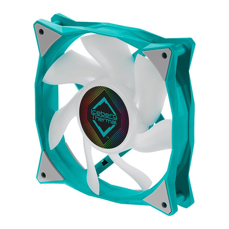 Ventoinha Iceberg Thermal IceGale, ARGB, 120mm, Cinza e Azul, ICEGALE12A-D0A