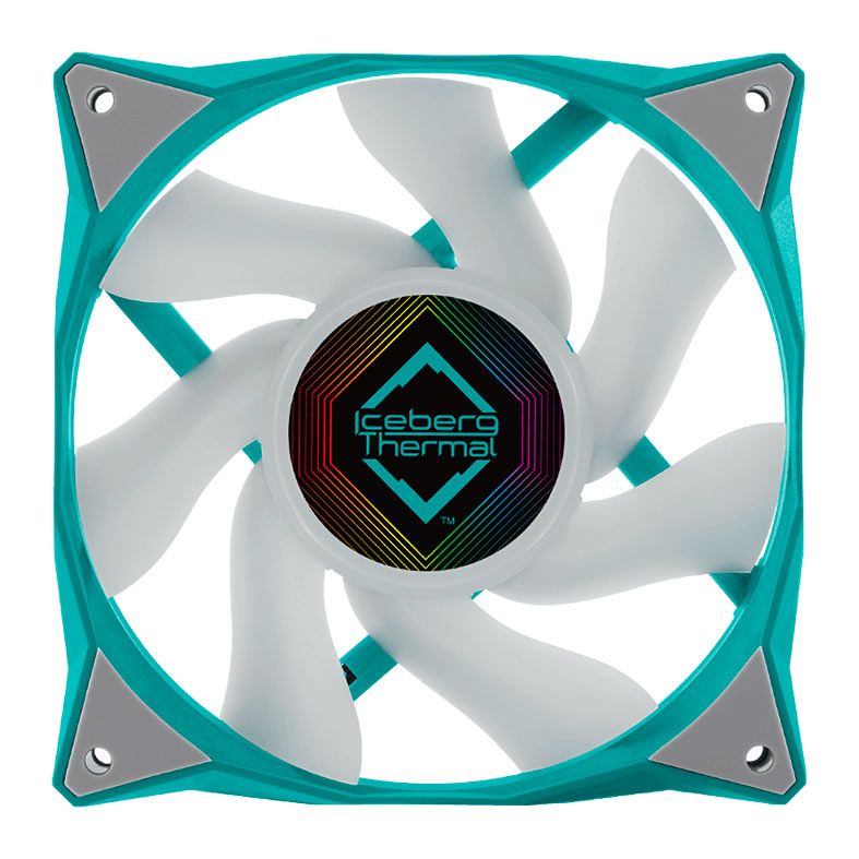 Ventoinha Iceberg Thermal IceGale, ARGB, 120mm, Cinza e Azul, ICEGALE12A-D0A