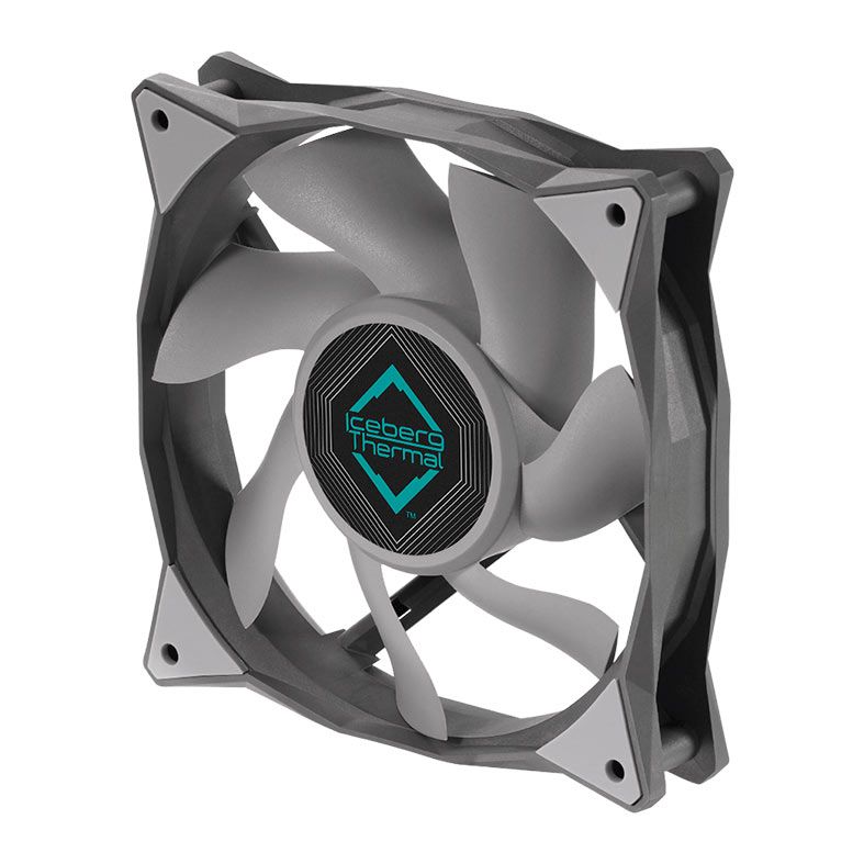 Ventoinha Iceberg Thermal IceGale Xtra, 120mm, Cinza, ICEGALE12X-B0A