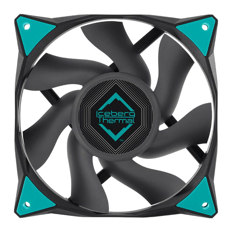 Ventoinha Iceberg Thermal IceGale Xtra, 120mm, Preto, ICEGALE12X-C0A